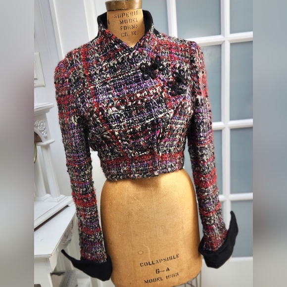 Vintage 1973 Artisan Mod Handwoven Jacket Very Cool! EUC - Picture 3 of 14